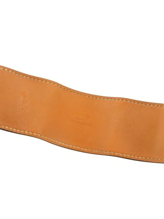 Hermes Collier de Chien Bangle Swift Corvere T-engraved Gold Bracelet - Picture 5 of 8